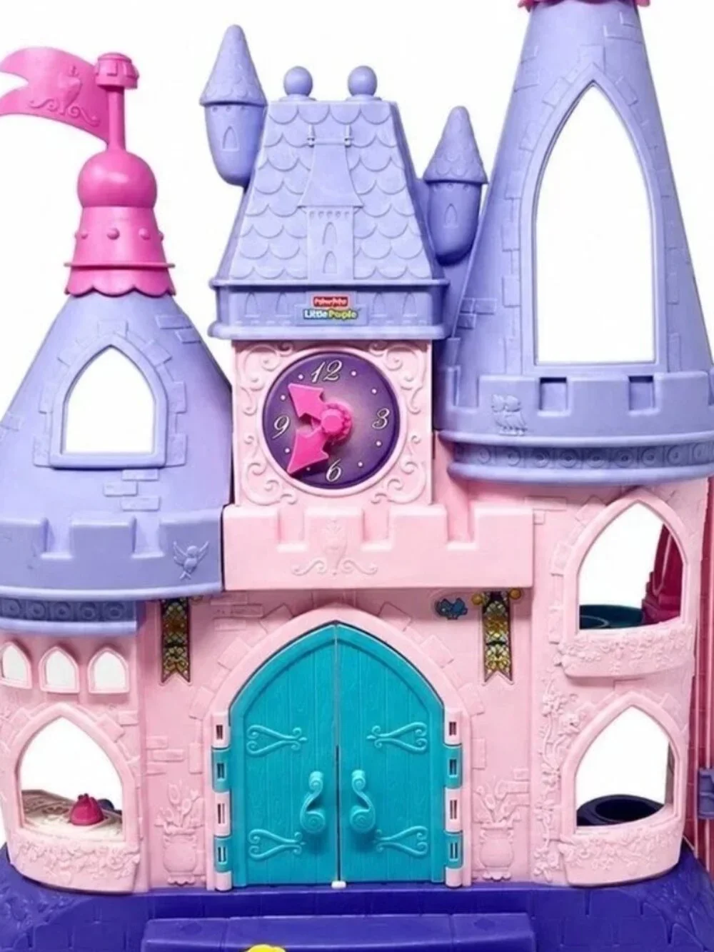 Vintage Fisher Price Little People Disney Princess Songs Palace‎ Musical Castle